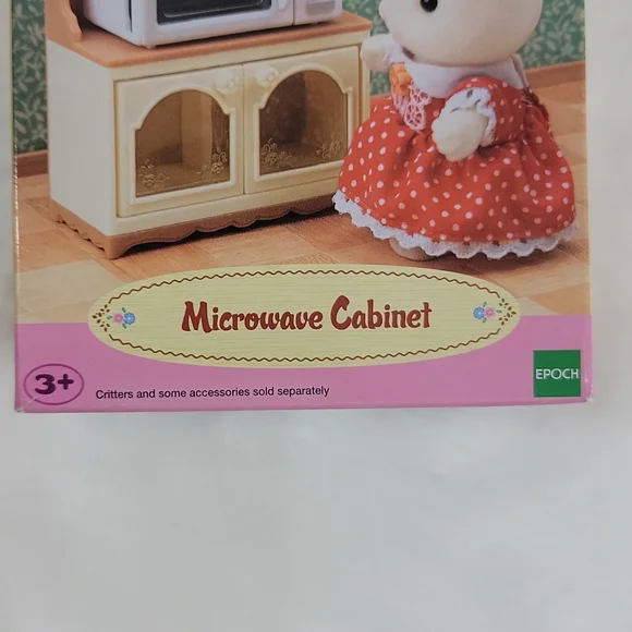Calico Critters Microwave Cabinet - Picture 2 of 4
